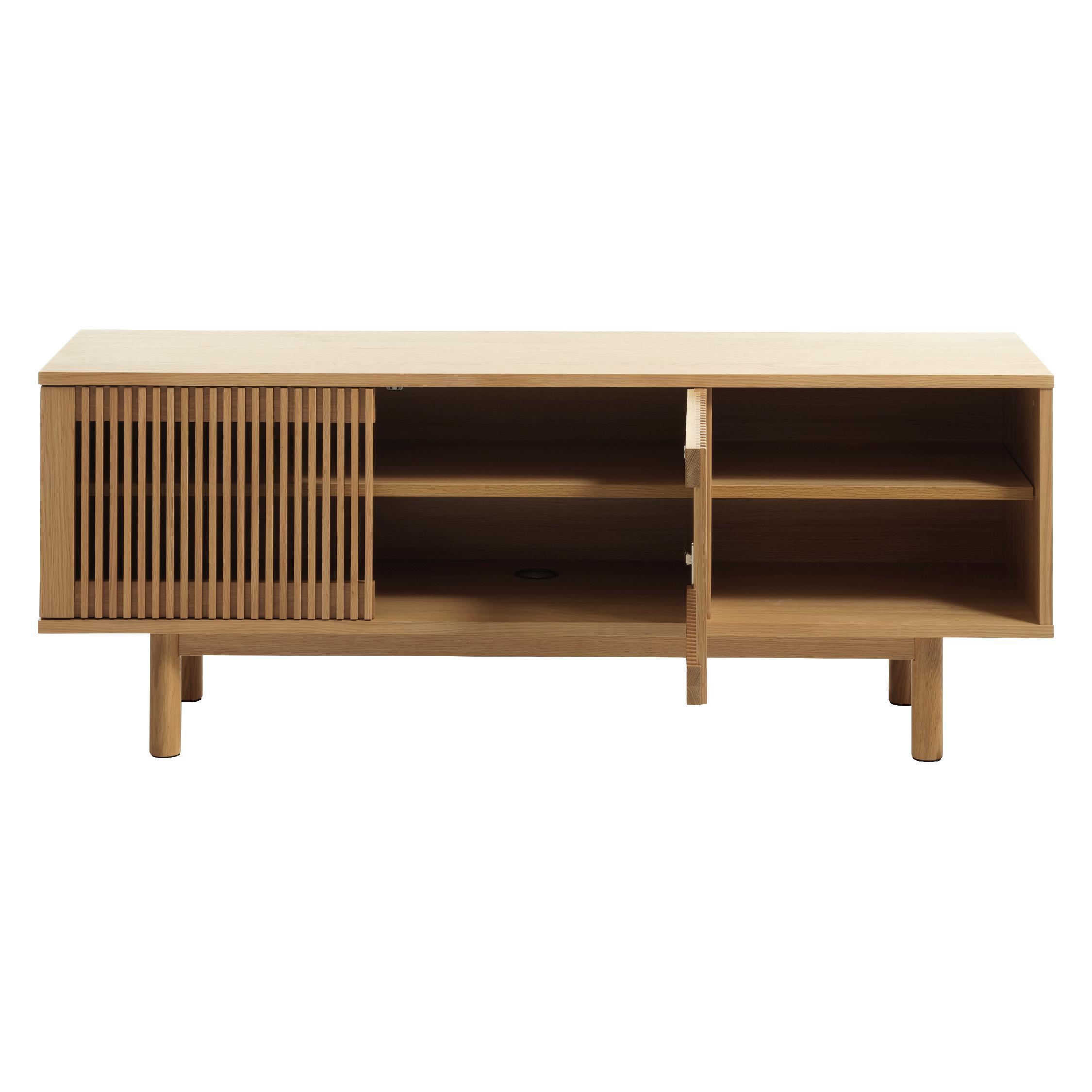 eiken tv meubel Aden 143 cm afbeelding 3