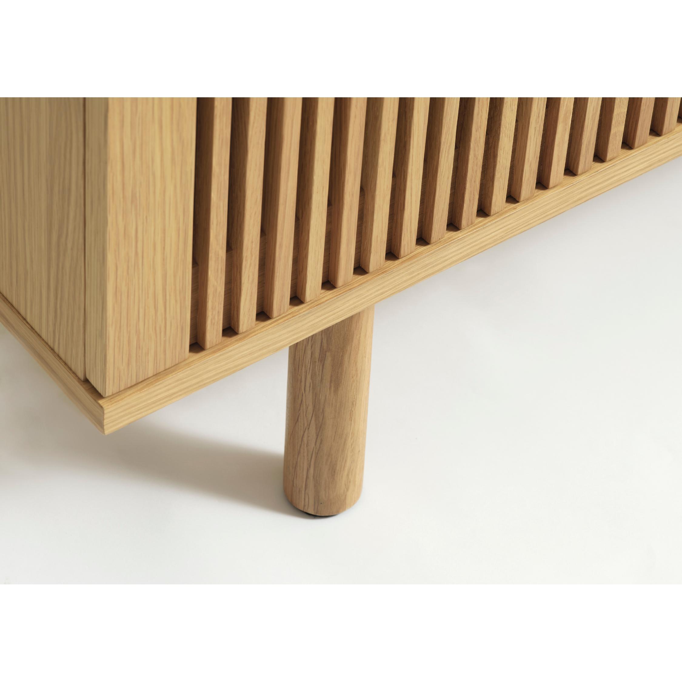 eiken tv meubel Aden 143 cm afbeelding 7