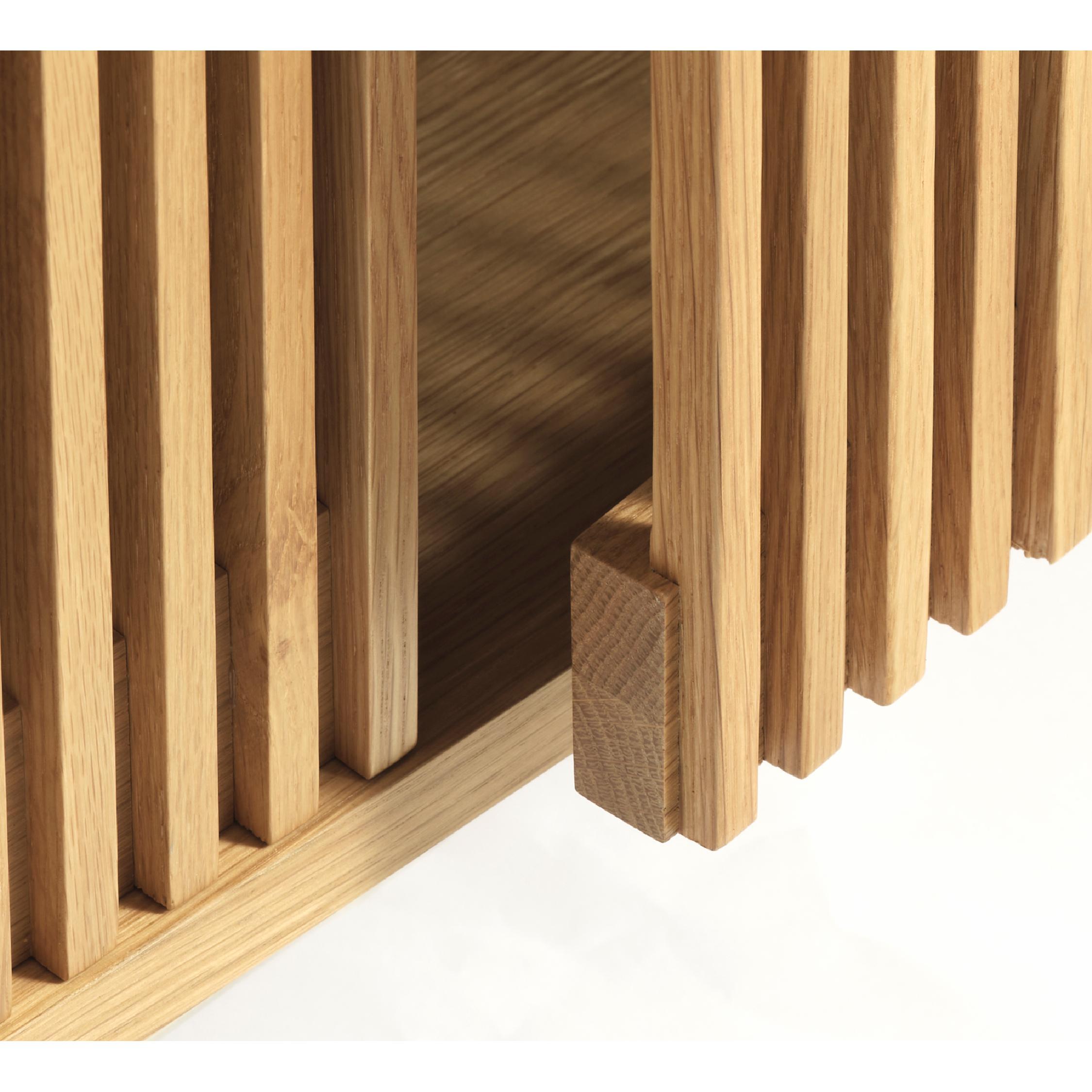 eiken tv meubel Aden 143 cm afbeelding 6