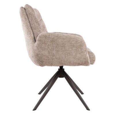 Sarvo draaibare eetkamerstoelen met armleuningen afbeelding 4