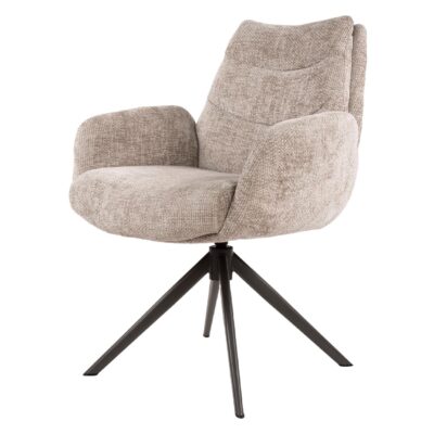 Sarvo draaibare eetkamerstoelen met armleuningen afbeelding 1