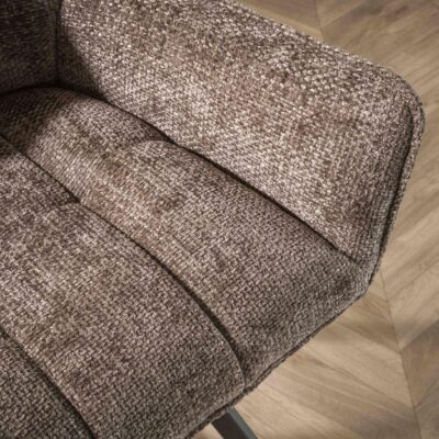 Sarvo draaibare barstoelen taupe afbeelding 2
