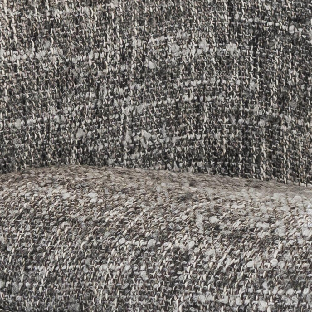 Tamo draaibare eetkamerstoelen met armleuning staalgrijs afbeelding 8