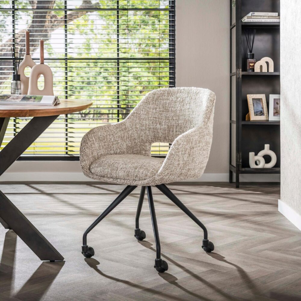 Tamo draaibare eetkamerstoelen op wieltjes afbeelding 7