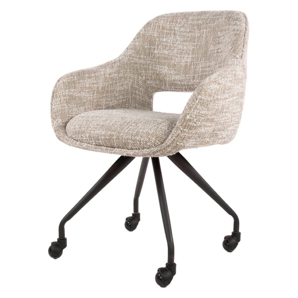 Tamo draaibare eetkamerstoelen op wieltjes afbeelding 1