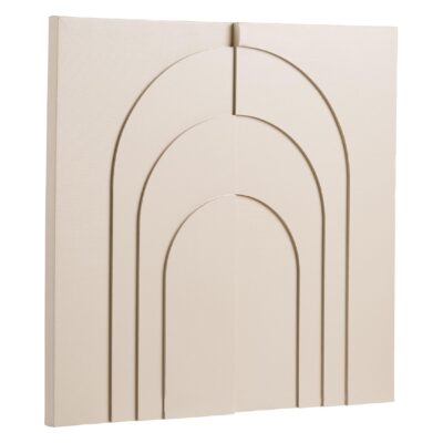 beige wanddecoratie 60x60 cm afbeelding 2