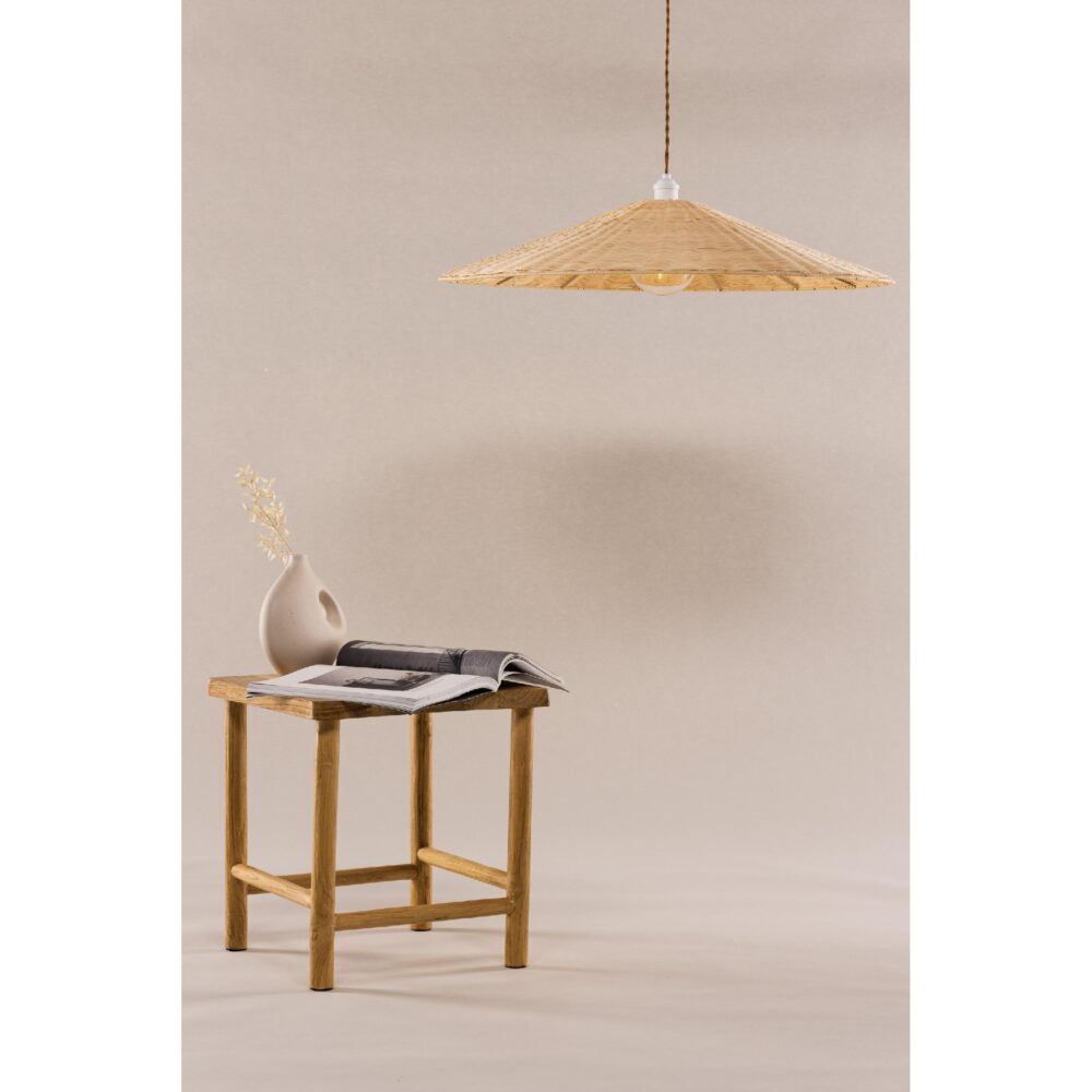 rotan hanglamp rond naturel afbeelding 8