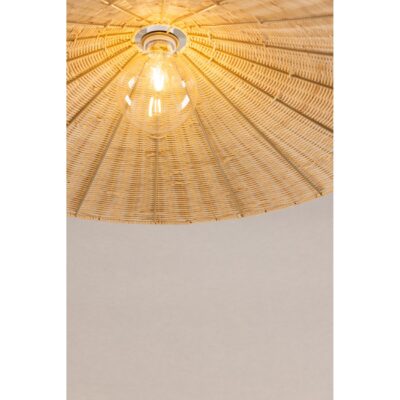 rotan hanglamp rond naturel afbeelding 5