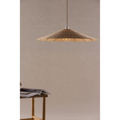 rotan hanglamp rond naturel afbeelding 6