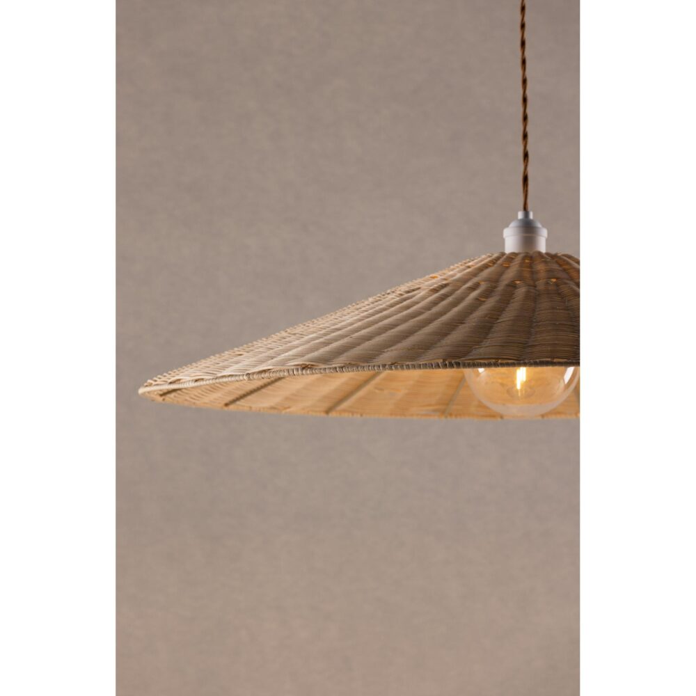 rotan hanglamp rond naturel afbeelding 7