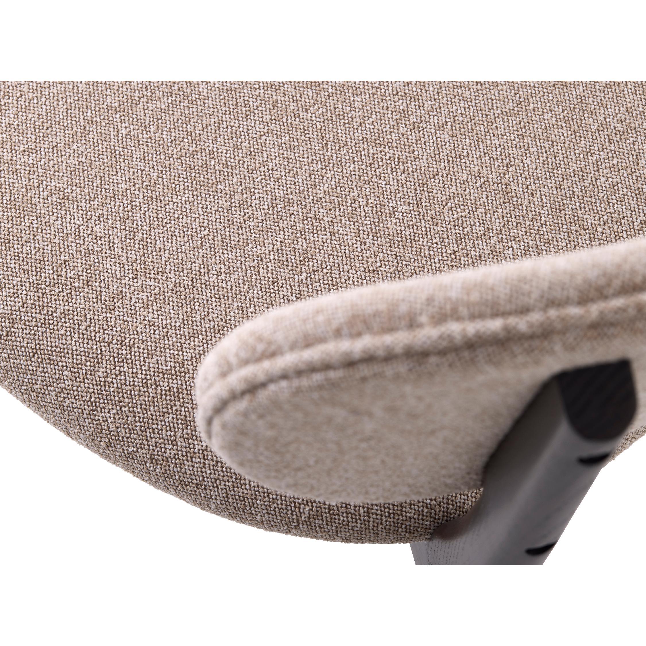 gestoffeerde eetkamerstoelen Lio bruin afbeelding 7