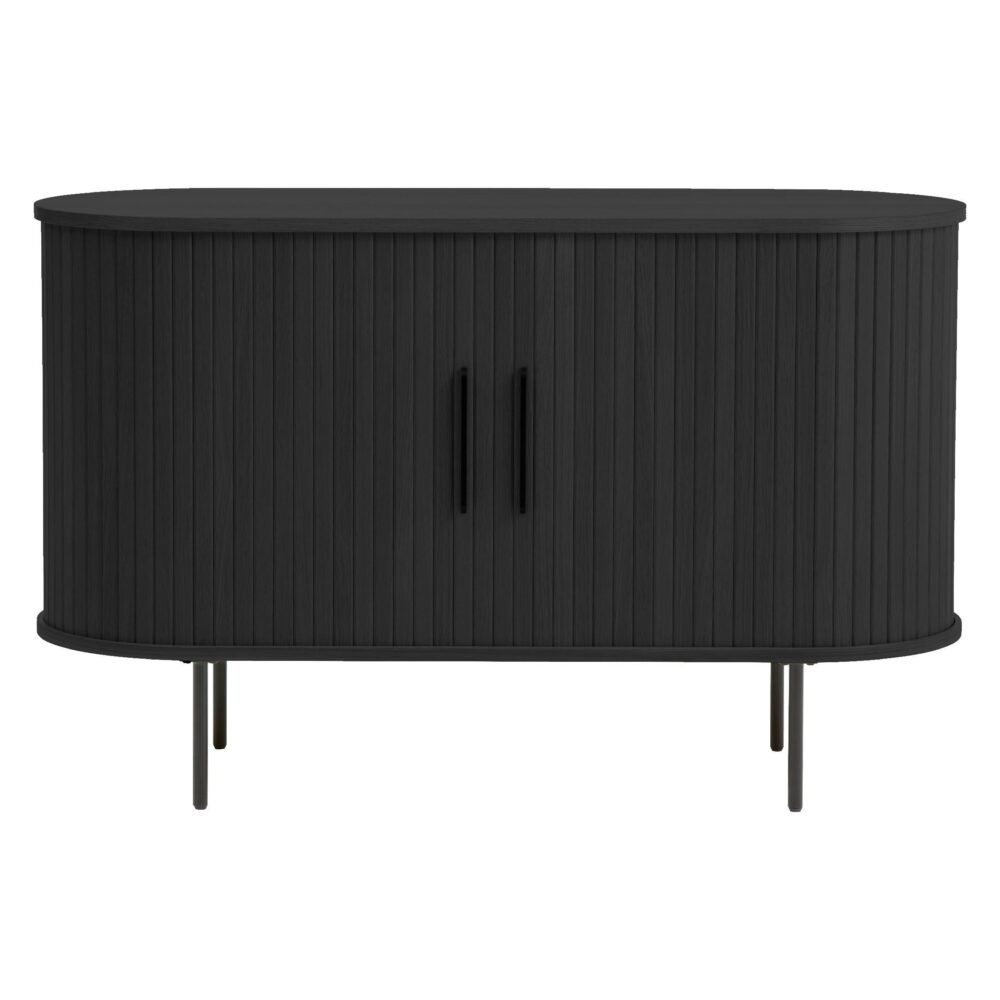 zwart eiken dressoir Nova 120 cm afbeelding 1