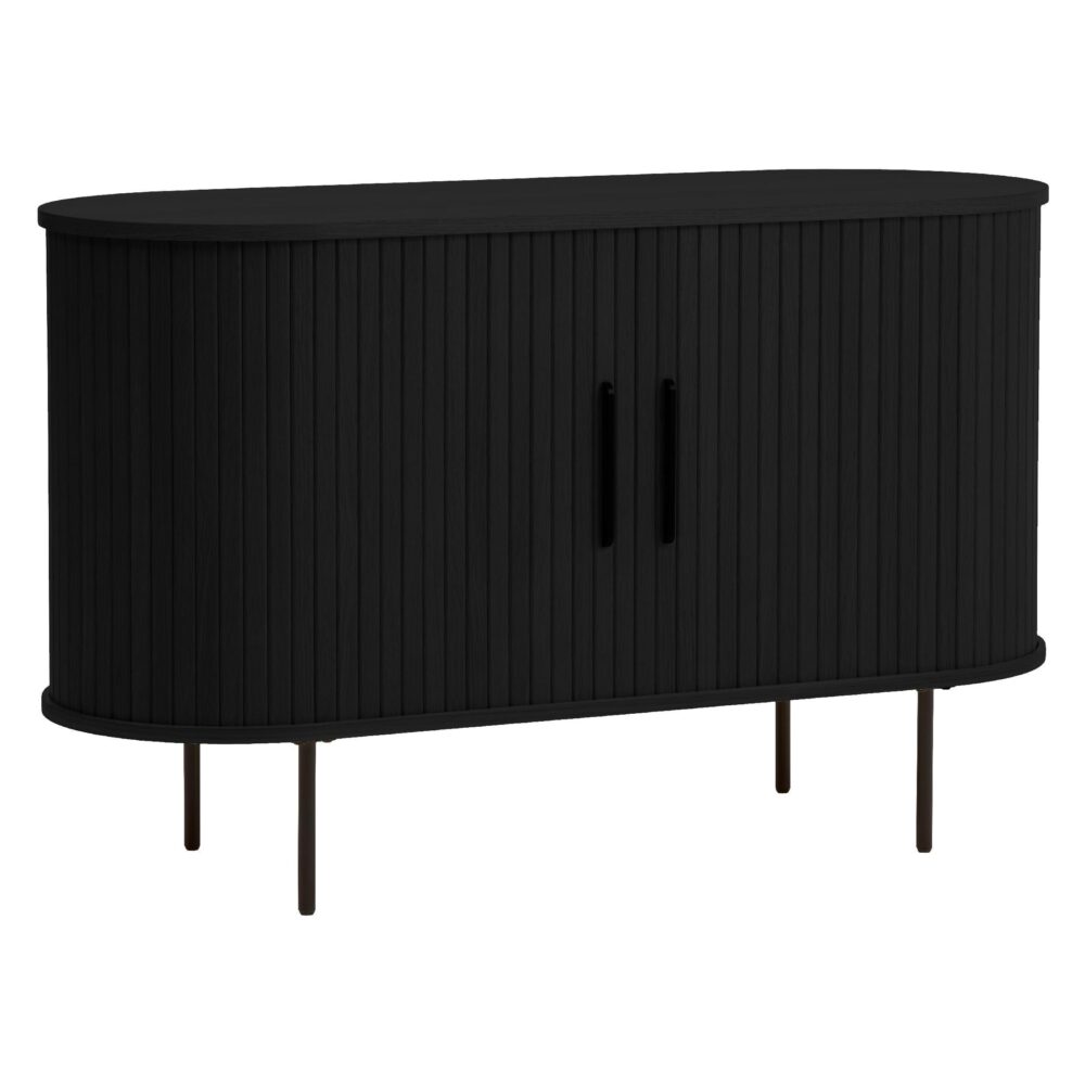 zwart eiken dressoir Nova 120 cm afbeelding 2