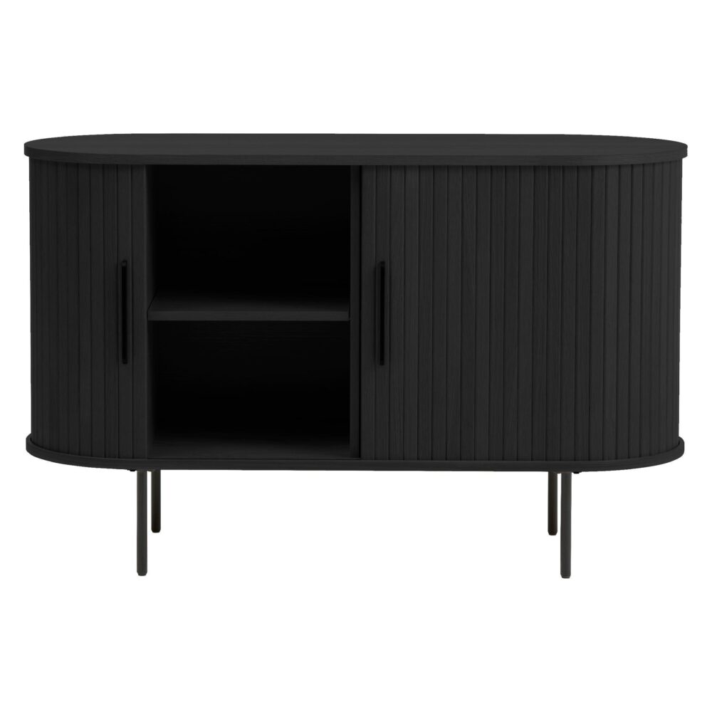 zwart eiken dressoir Nova 120 cm afbeelding 3