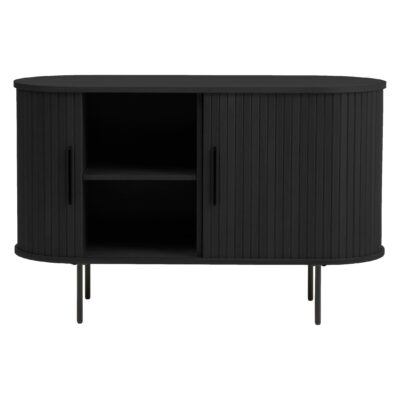 zwart eiken dressoir Nova 120 cm afbeelding 3