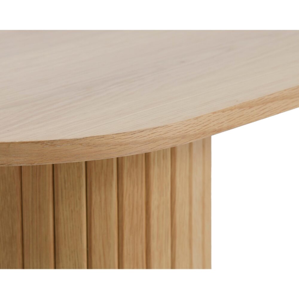 ovale eiken wandtafel Nova afbeelding 5