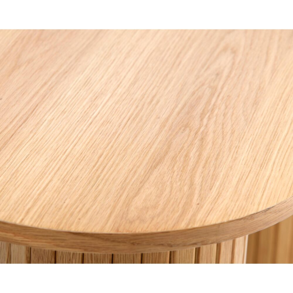 ovale eiken wandtafel Nova afbeelding 8