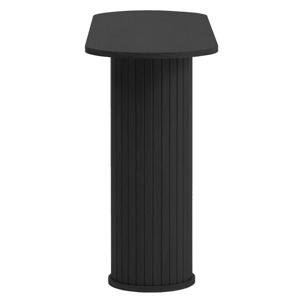 zwarte ovale wandtafel Nova afbeelding 2