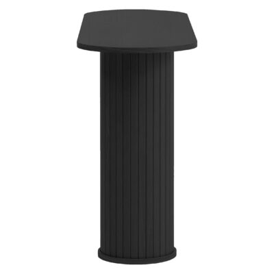 zwarte ovale wandtafel Nova afbeelding 2