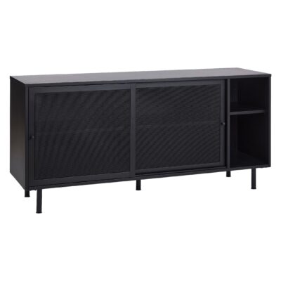 zwart metalen dressoir Evin 160 cm afbeelding 2