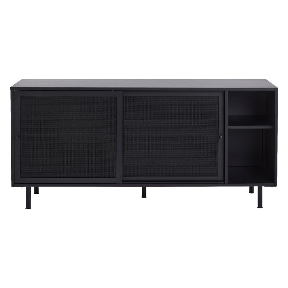 zwart metalen dressoir Evin 160 cm afbeelding 1