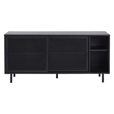 zwart metalen dressoir Evin 160 cm afbeelding 1