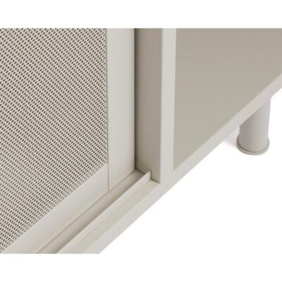 wit metalen dressoir Evin 160 cm met schuifdeuren afbeelding 5