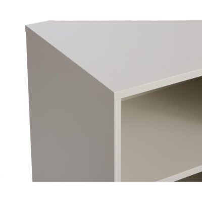 wit metalen dressoir Evin 160 cm met schuifdeuren afbeelding 7