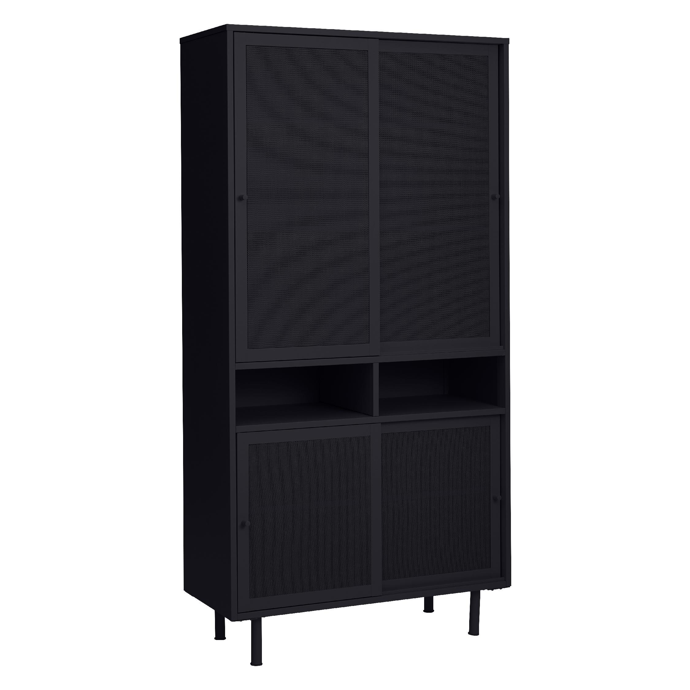 metalen lockerkast Evin zwart afbeelding 2