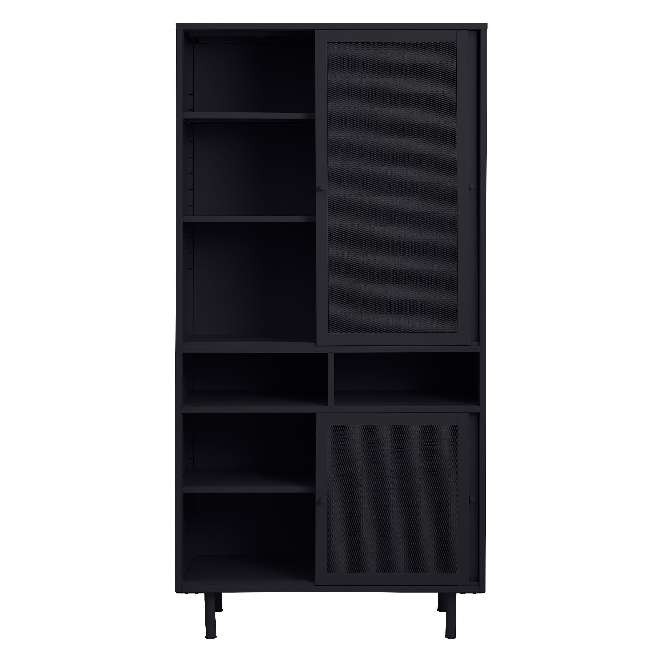 metalen lockerkast Evin zwart afbeelding 4