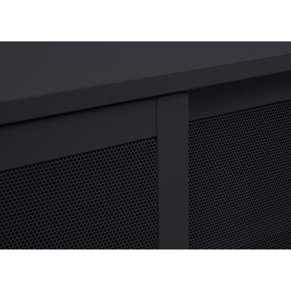 industrieel zwart metalen tv meubel Evin 160 cm afbeelding 4