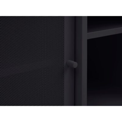 industrieel zwart metalen tv meubel Evin 160 cm afbeelding 5