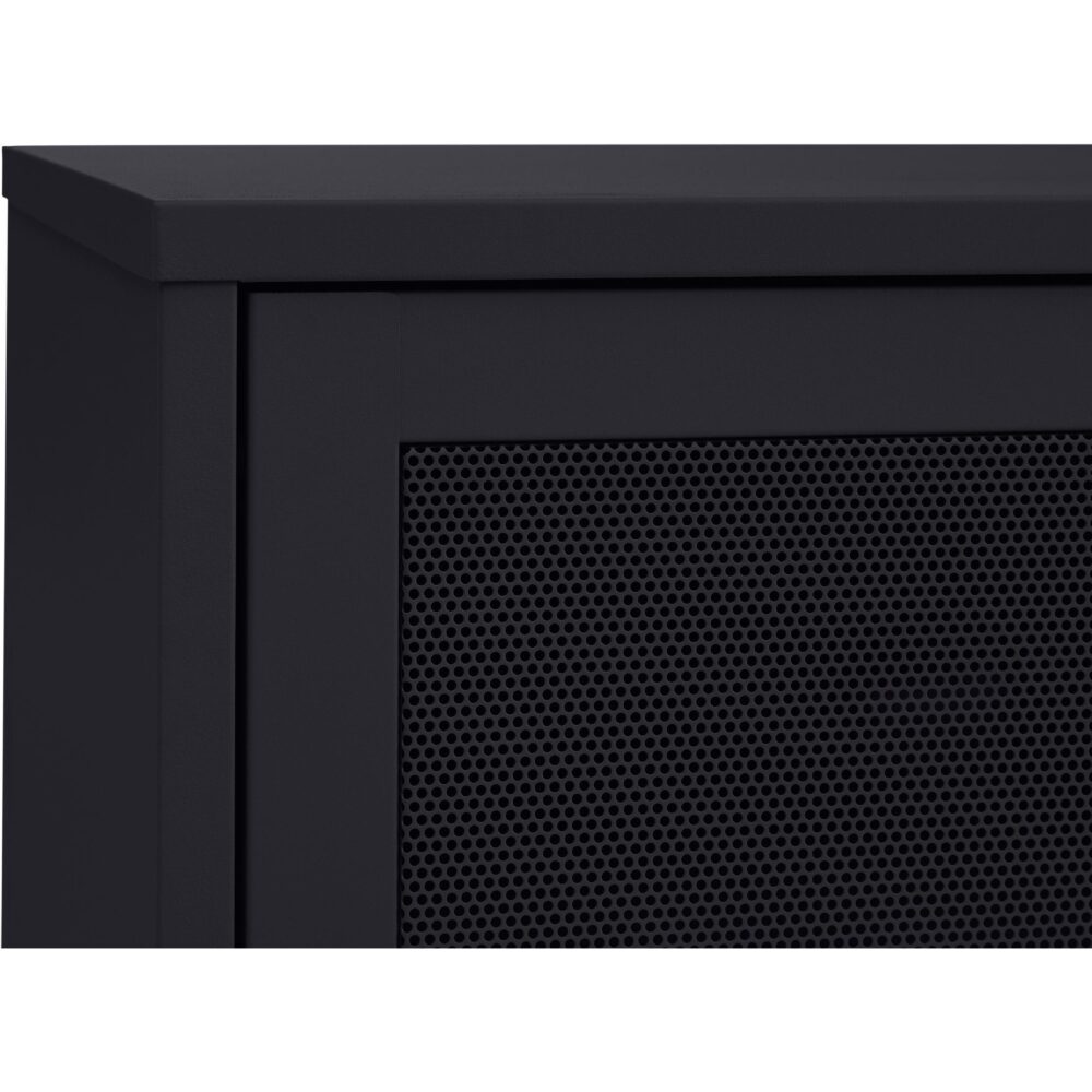 industrieel zwart metalen tv meubel Evin 160 cm afbeelding 3