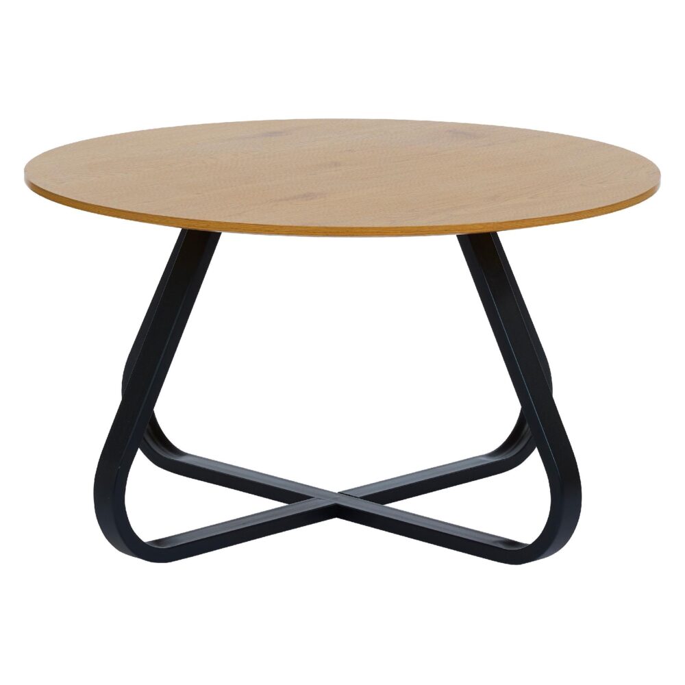 ronde salontafel Alma 80 cm eiken afbeelding 1