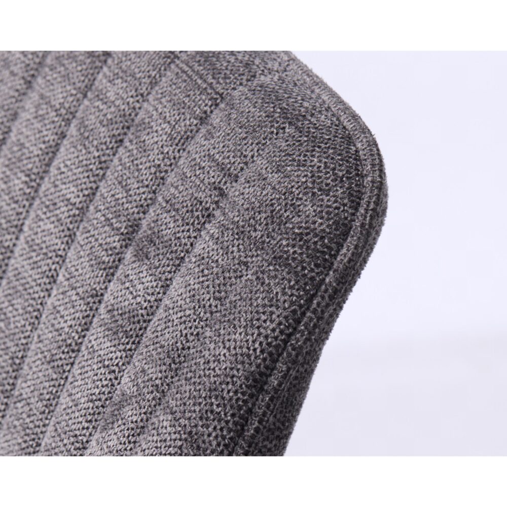 donkergrijze eetkamerstoelen Zane met armleuningen afbeelding 7