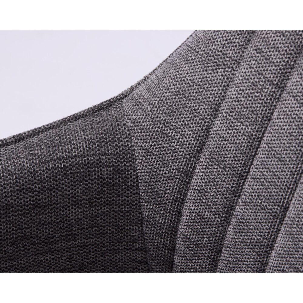 donkergrijze eetkamerstoelen Zane met armleuningen afbeelding 10