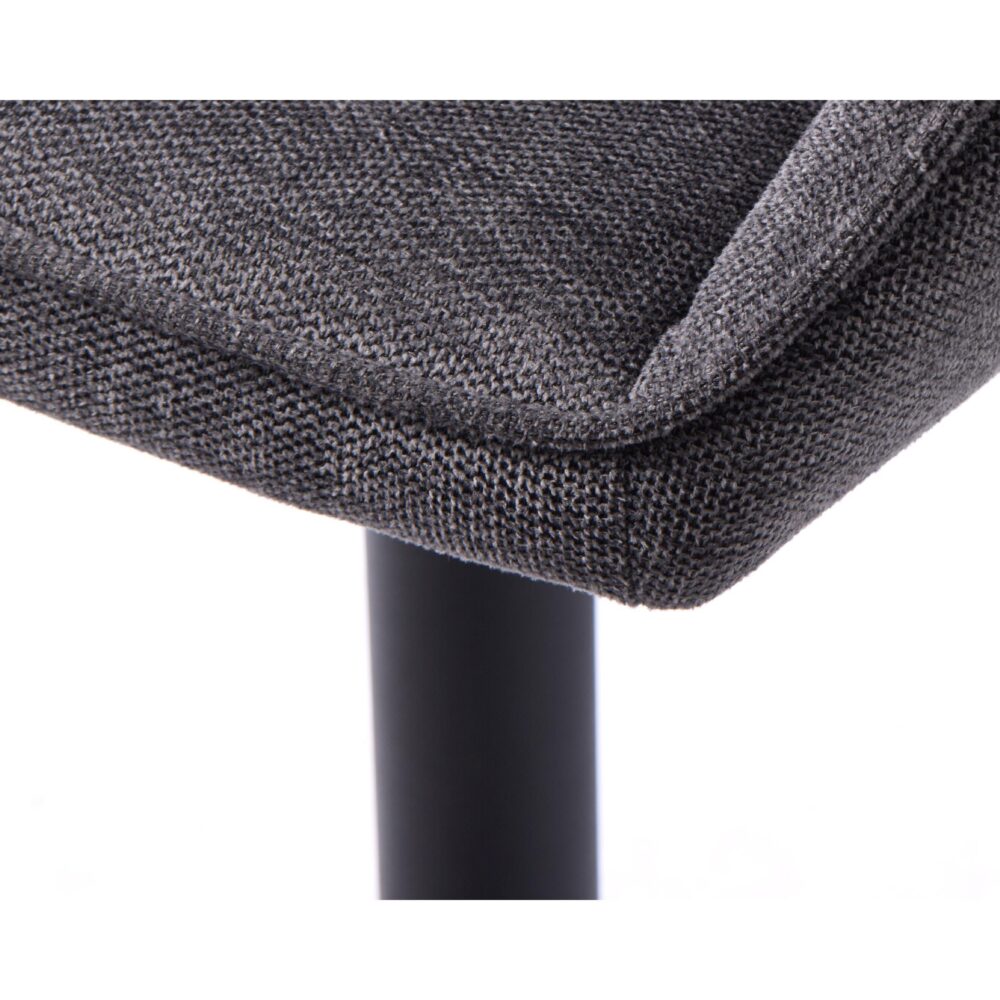 donkergrijze eetkamerstoelen Zane met armleuningen afbeelding 12