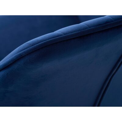 velvet eetkamerstoelen blauw Zane afbeelding 9