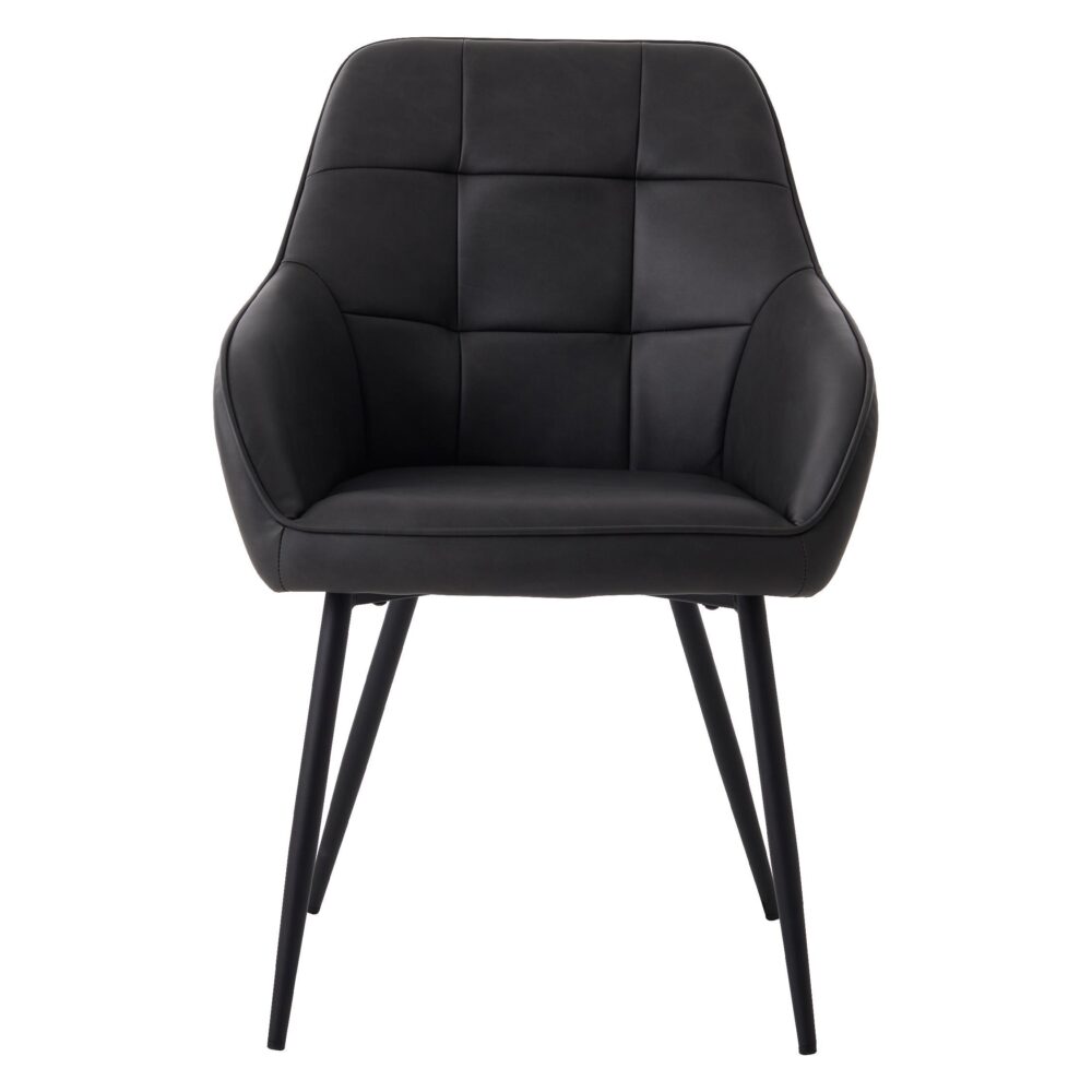 eetkamerstoelen Zane met armleuning zand afbeelding 2