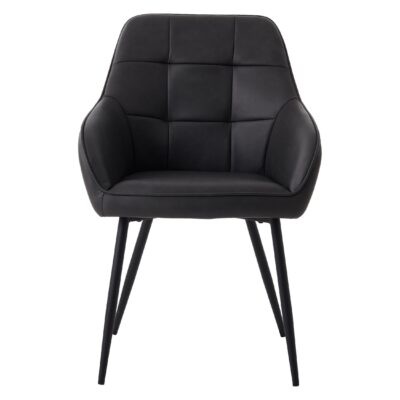 eetkamerstoelen Zane met armleuning zand afbeelding 2