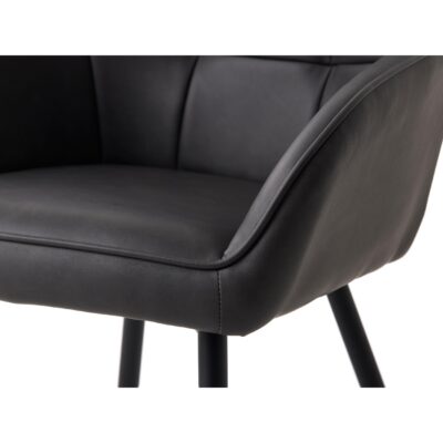 eetkamerstoelen Zane met armleuning zand afbeelding 7