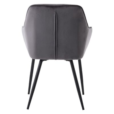 velvet eetkamerstoelen Zane donkergrijs afbeelding 4