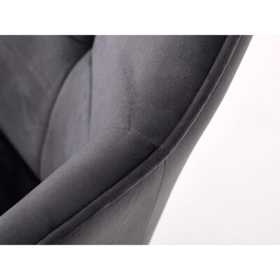 velvet eetkamerstoelen Zane donkergrijs afbeelding 7