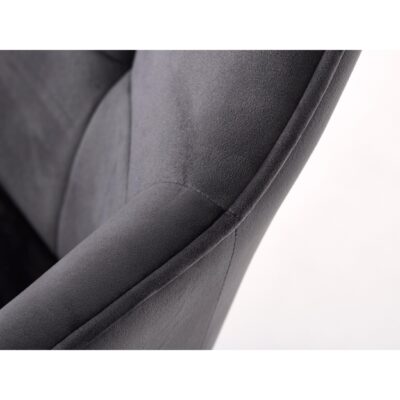velvet eetkamerstoelen Zane donkergrijs afbeelding 7