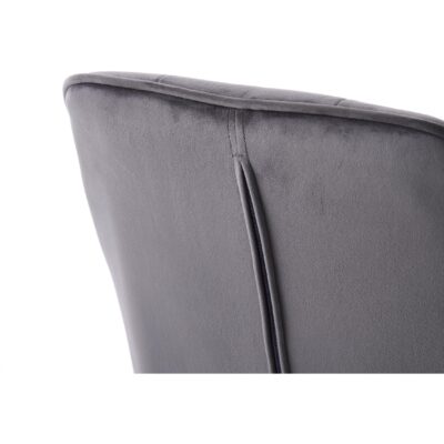 velvet eetkamerstoelen Zane donkergrijs afbeelding 10