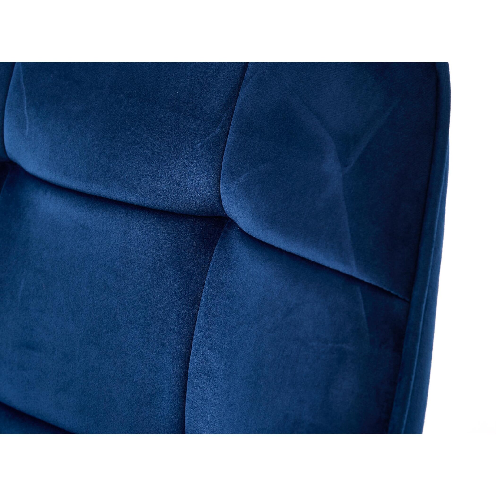 blauwe fluwelen eetkamerstoelen met armleuning Zane afbeelding 6
