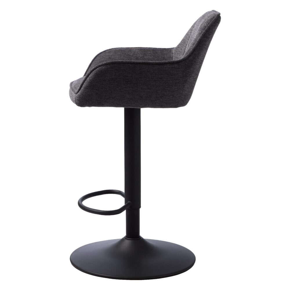 verstelbare barkrukken Zane donkergrijs afbeelding 4