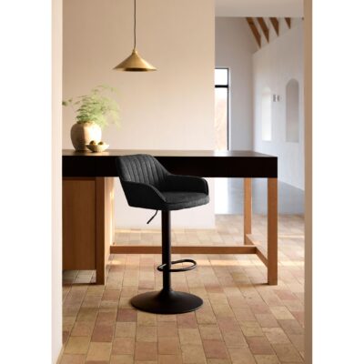 verstelbare barkrukken Zane donkergrijs afbeelding 11