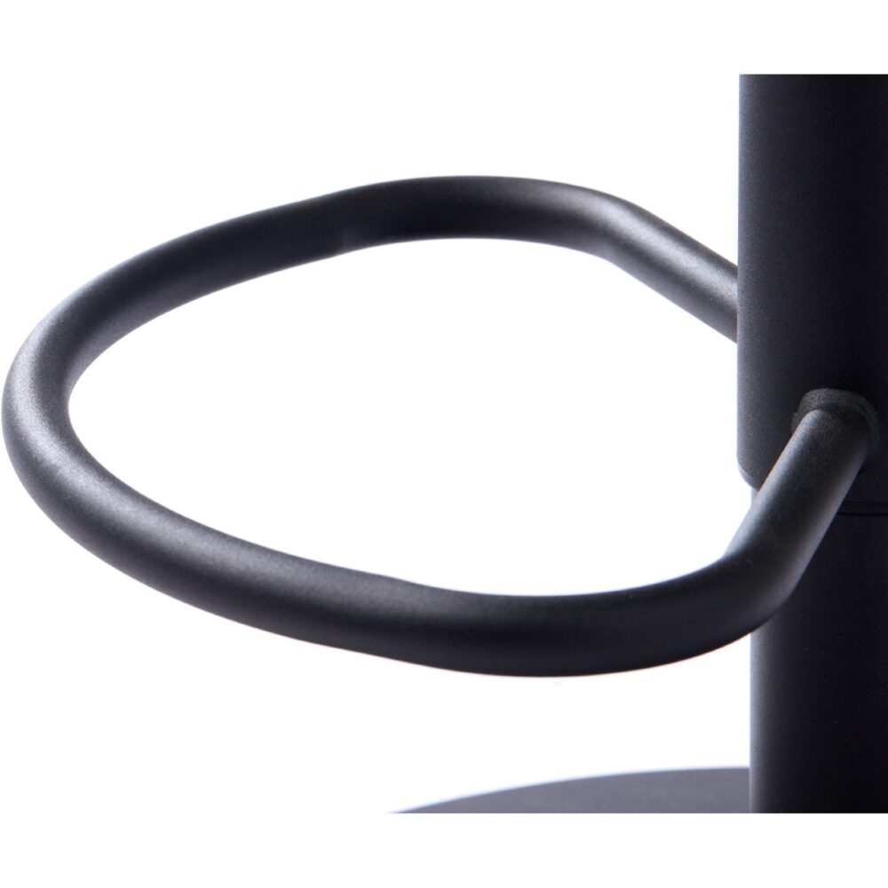 donkergrijze verstelbare barkrukken Zane met armleuning afbeelding 9