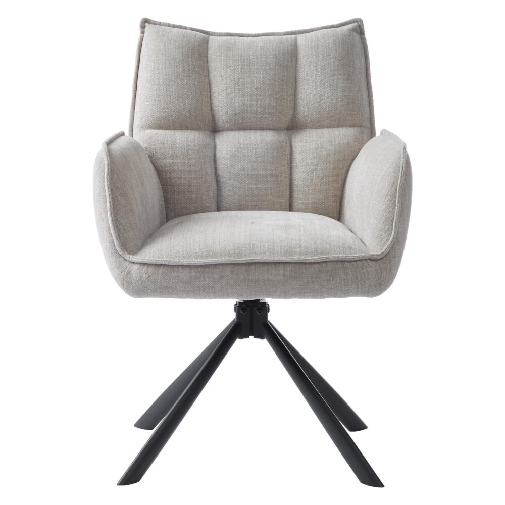 draaibare eetkamerstoelen Nena met armleuning afbeelding 2